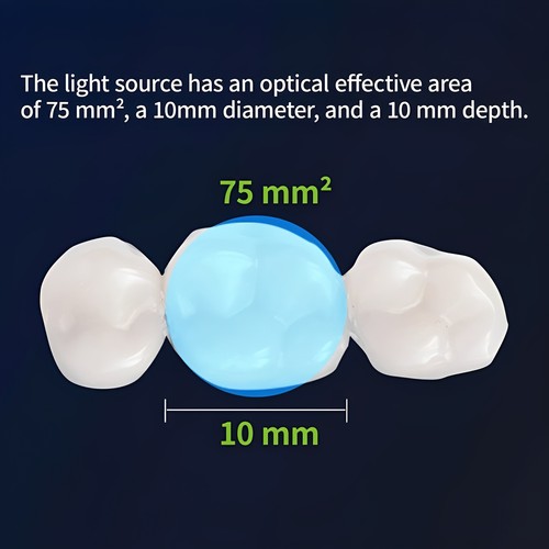 Luce polimerizzazione dentale lampada led cura 1 secondo 3200mw/cm² 3 modalità schermo OLED - Foto 11 di 34