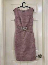 eliza j women pink dress size 4 