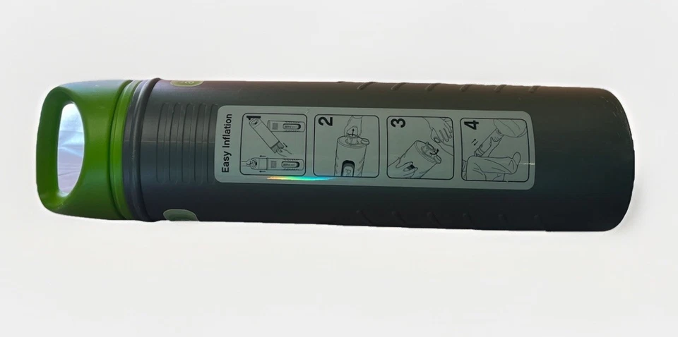 Colchón inflable Pakmat aerobed raro - diseño de cilindro compacto Foto 2 de 4
