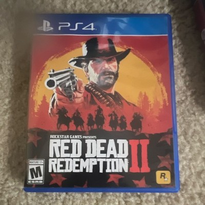 Rockstar Games Red Dead Redemption II PS4 Action Adventure Manual Included NTSC