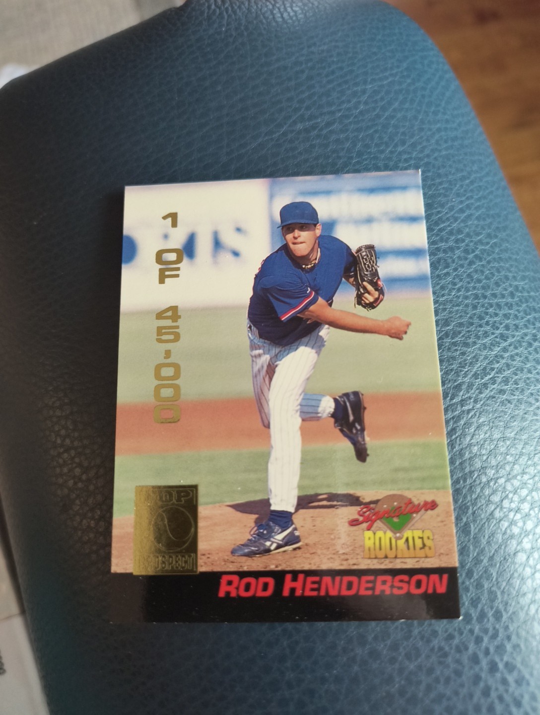 ROD HENDERSON 1994 SIGNATURE ROOKIES TOP 10 PROSPECTS #6 1 OF 45,000