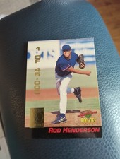 ROD HENDERSON 1994 SIGNATURE ROOKIES TOP 10 PROSPECTS #6 1 OF 45,000