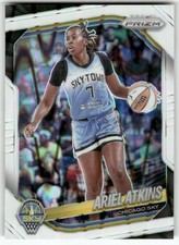 2025 Panini Prizm WNBA #13 Ariel Atkins White Seismic Prizms