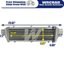 23.5x5.5x2 Universal Aluminum Fmic Turbo Intercooler 2.2 Inout Bar Plate