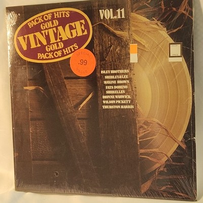 Vintage Gold Pack Of Hits #11 LP SPUL FUNK COMP Record Torn Cover Album Vinyl 
