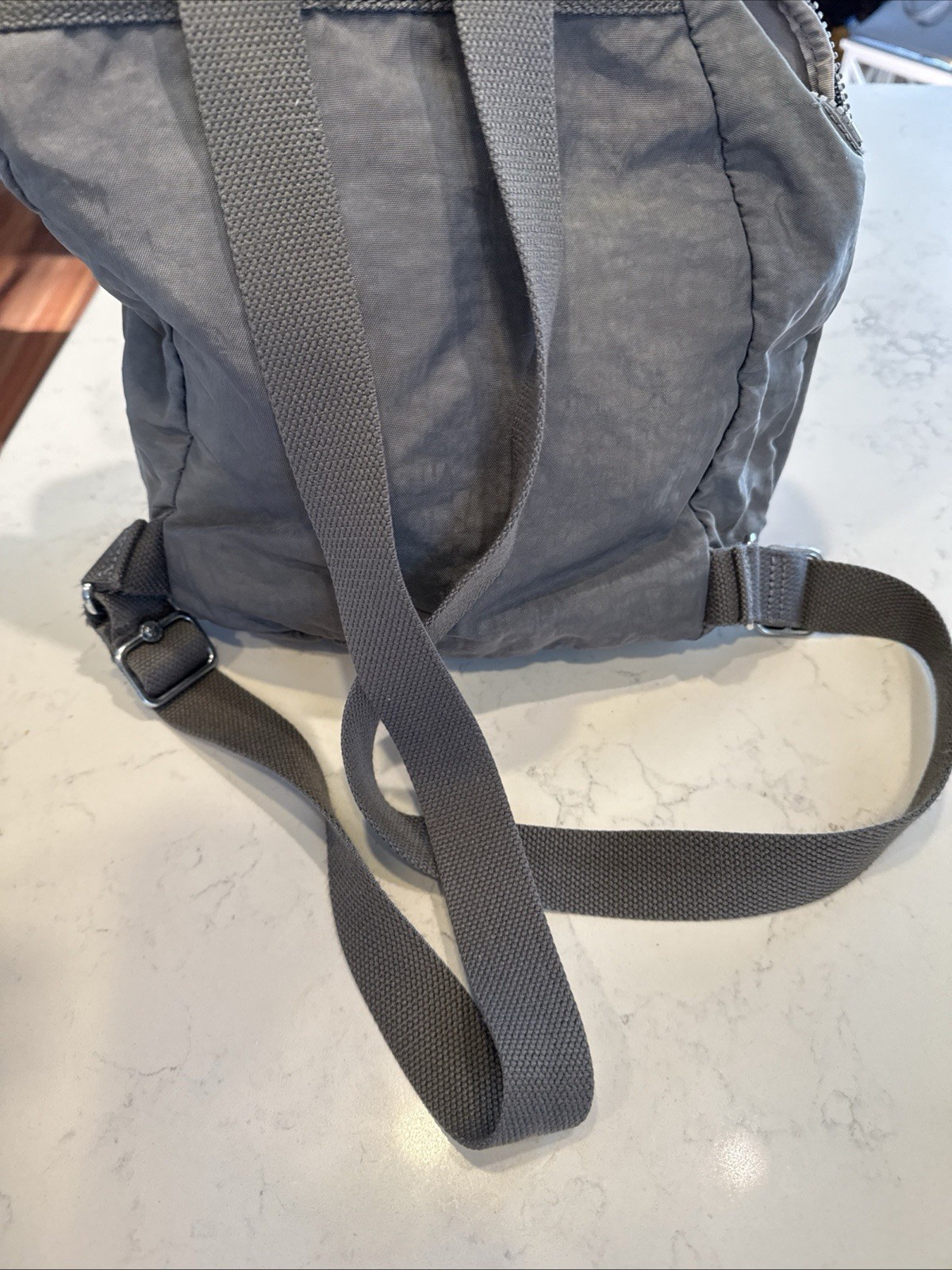 Kipling Grey  Nylon Mini Back Pack - image 7