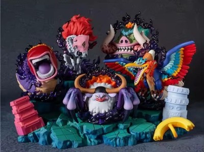 One Piece Figur Ruffy vs. Five Elders