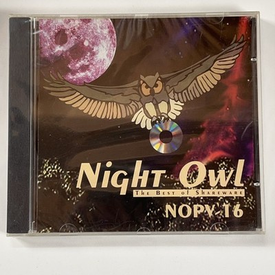 NOS VTG Night Owl NOPV-16 The Best of Shareware PC CD-ROM 1995 Software SEALED!