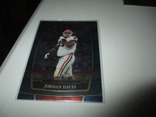 Jordan Davis 2022 Panini Select Draft Picks Blue RC #80