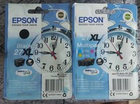 4X Original Epson 27XL Bcmy Tintenpatronen - De-Kostenloser Versand!