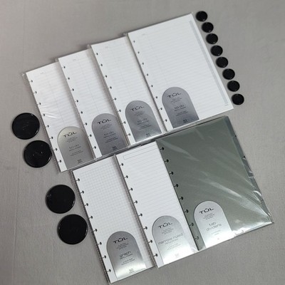TUL Custom Note-Taking System Junior Size Refill Bundle To-Do Graph Ruled Discs