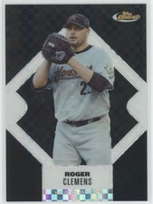 Roger Clemens - 2006 Topps Finest #26 Black X-fractor #/25 - Astros, Red Sox