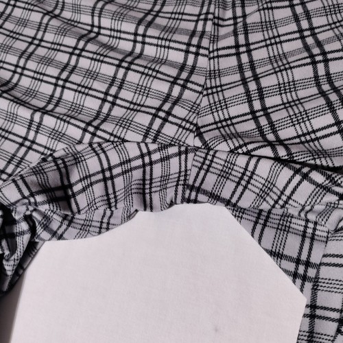 Nautica Mens Super Soft Fleece Lounge Pajama Pants Black Gray Plaid XL (35"x27") - Picture 5 of 11