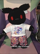 OUTFIT ONLY Build A Bear July 4th Cartoon PJ Pant Kawaii Sanrio Lounge Bear