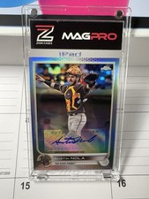 Austin Nola 2022 Topps Chrome Update Refractor Auto #AC-AN