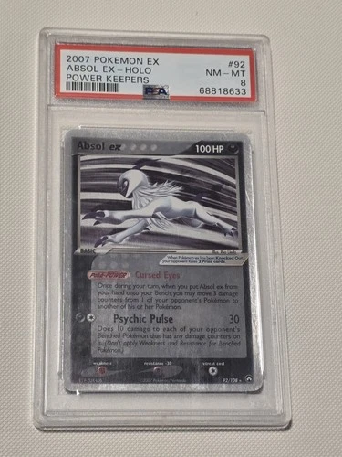 2007 Pokémon Absol ex Holo Power Keepers #92/108 EX PSA 8 English