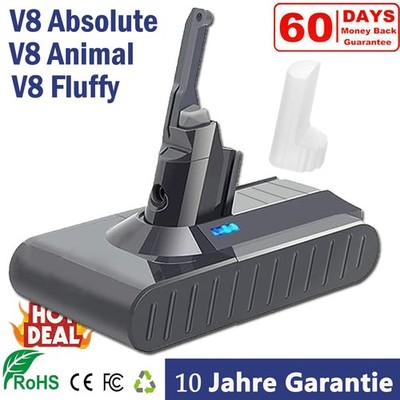 6000mAh Akku für Dyson V8 Absolute Animal Pro Total Clean SV10 Staubsauger DE