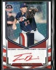 2025 Panini Stars and Stripes #NTS-TB Tucker Biven Signatures/25