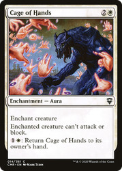 Cage of Hands 14 Common Commander Legends Magic: The Gathering