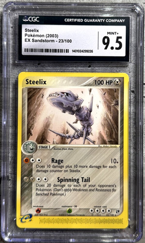 Steelix graded CGC 9.5 for sale on eBay
