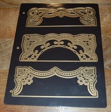 ANNA GRIFFIN Fancy Edge Dies Set of 3 AG-1026H Card Making Scrapbooking AG1