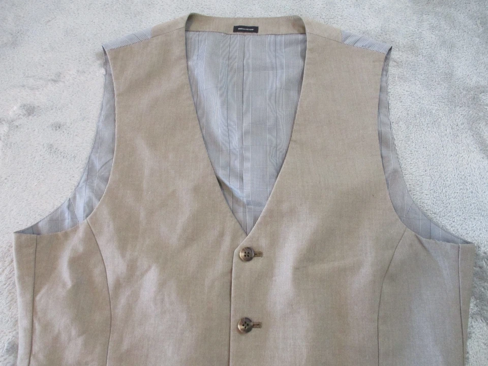 Chaleco Savile Row Para Hombres Gris Medio Londres Esmoquin Botón Formal Vaquero Western Rode Foto 2 de 4