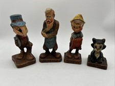 Original 1940's Walt Disney "Pinocchio" Multi Products Chicago Figurines Set
