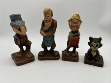 Original 1940's Walt Disney "Pinocchio" Multi Products Chicago Figurines Set