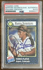1992 SI For Kids Martina Navratilova Signed Card PSA DNA Certified AUTOGRAPH