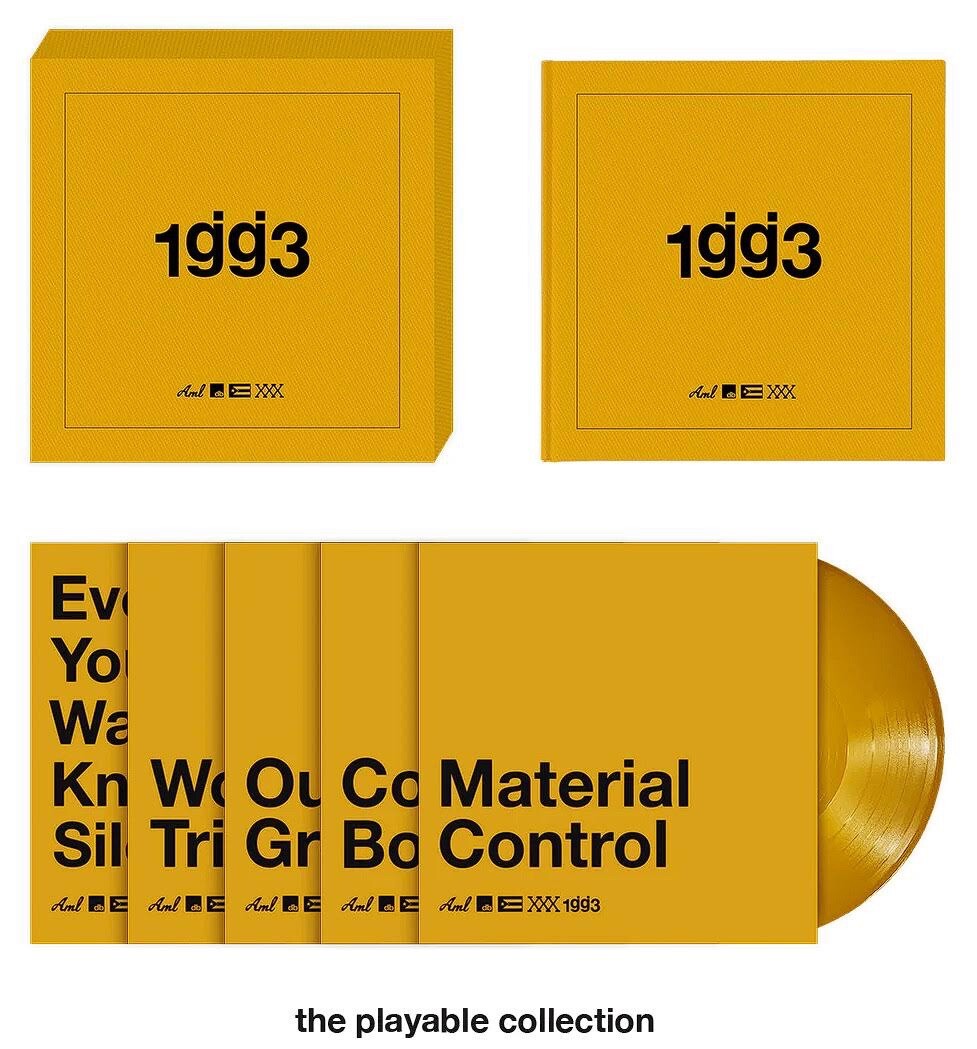 Glassjaw The Deluxe Playable Collection Gold Vinyls + Hardcover Book