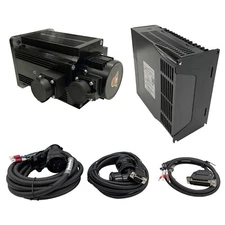 3.8KW 15NM AC 220V Servo Motor CNC Servo Driver Kit IP65 CW/CCW for CNC Router