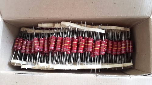 PIHER Resistors Qty2 mathed pair 820K ohm 2W 5% High stability Low noise - Picture 2 of 5