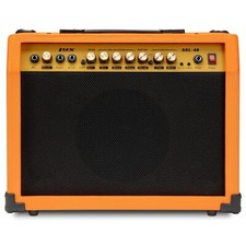 LyxPro 40W Electric Guitar Amp, Guitar Amplifier W/Built-In Speaker, Sunburst
