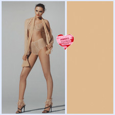 Wolford Lace Up Scarf • OS... Sciarpa leggera estiva in chiffon di seta