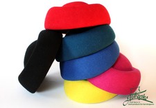 PillBox Wool felt hood body woolfelt millinery block base hat fascinators cap