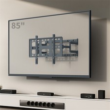Strong TV Wall Bracket 40" -85" LCD Sreen Swivels Extends Double Arm Hold 100KG