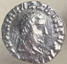 55BC-50BC Ancient Silver Drachm King Azes Genuine Greek Indo Scythian Nice