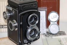 Airesflex Z overhauled with case, box Olympus Zuiko F.C. 7.5cm F3.5 lens