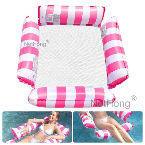 2pcs Inflatable Portable Floating Water Hammock Float Pool Bed Swimming Chair - Picture 16 of 30