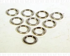 Knurled 15/32x32 Toggle Switch Nuts For 1/2" Hole Switch Nickel Plated Lot Of 10