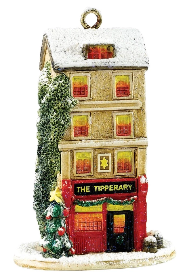 Lilliput Lane Christmas Tipple 2016 Hanging Cottage Ornament 7.5cm L3789 UK Made