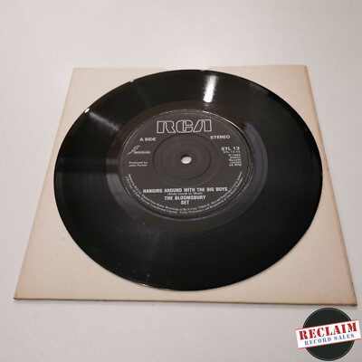 the bloomsbury set - hanging around with the big boys 7'' vinyl record VG