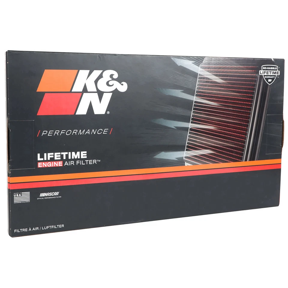 Filtro de aire de alto rendimiento de flujo K&N 33-2405 para 06-11 E63 ML63 / 07-15 C63 AMG Foto 3 de 4