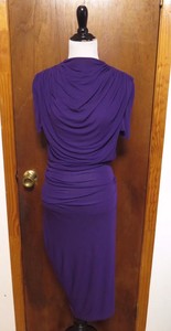 alexander mcqueen purple dress