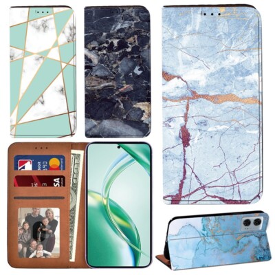 PU Leder Ständer Abdeckung Etui für Motorola Moto E14/E15/G05/G15/G75 Handy