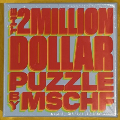 NEW 2 Million Dollar Sealed Brain Teaser Complicated 500 Piece Jigsaw Puzzle