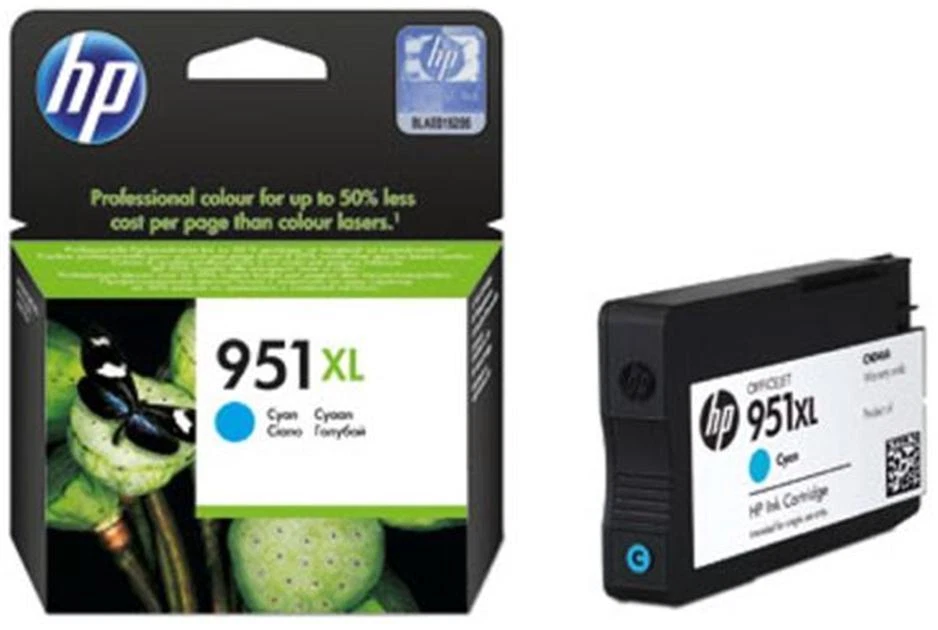 CARTOUCHE HP 951XL CYAN / cn046ae 951 xl pas 950 950xl noir noire magenta jaune - Photo 1/1