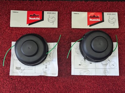 2xGENUINE MAKITA 198893-8 STRIMMER TRIMMER HEAD 95-M10L SET For