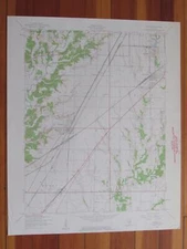 Worden Illinois 1959 Original Vintage USGS Topo Map