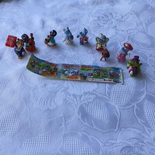 Ü Eier Figuren - Happy Hippo Hochzeit - 8 Figuren mit Beipackzettel